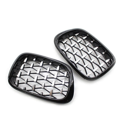 Honeycombe Mesh Front Bumper Grille for BMW E39 5-Series (1999-2003)