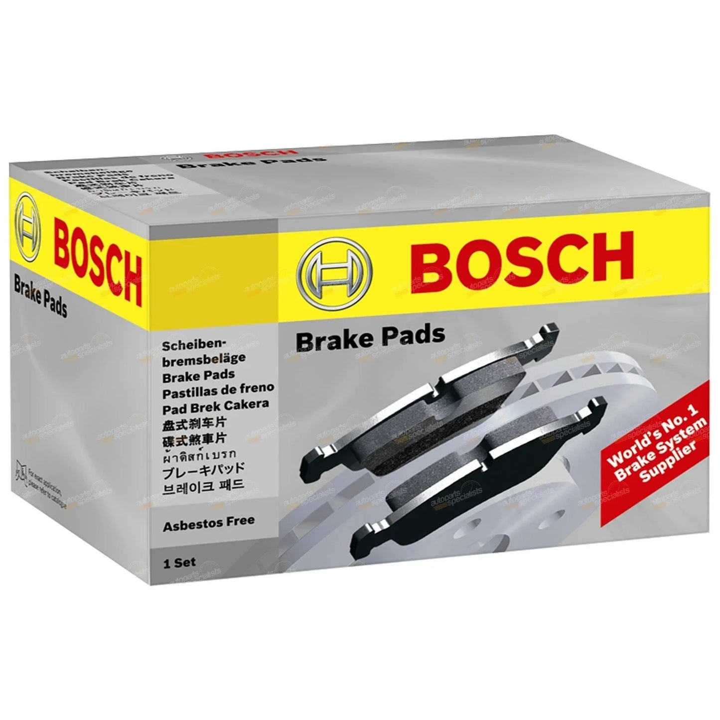 Disc Brake Pads Set for Toyota Hiace Liteace Tarago (1982–1992)