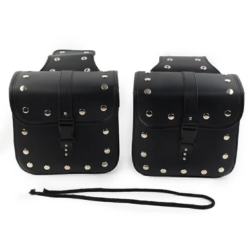 Universal Motorcycle Saddle Bags Side Storage Luggage for Bike