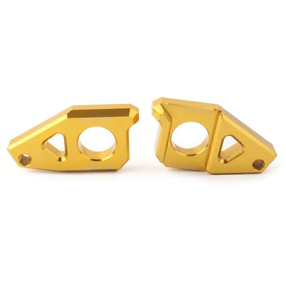 Axle Spindle Chain Adjuster Blocks for Yamaha YZF R1, FZ8, FZ1, TMAX 530 (2002-2023)
