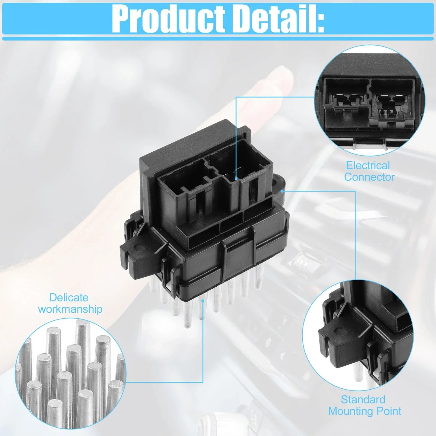 HVAC Blower Motor Resistor for Dodge Grand Caravan GT (2008-2020)