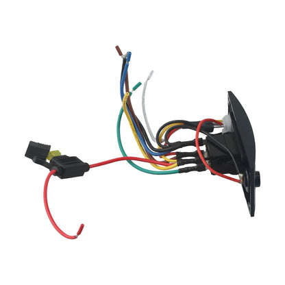 Switch Panel Pump / DC 12V 20A / Curved Waterproof ON-OFF-ON