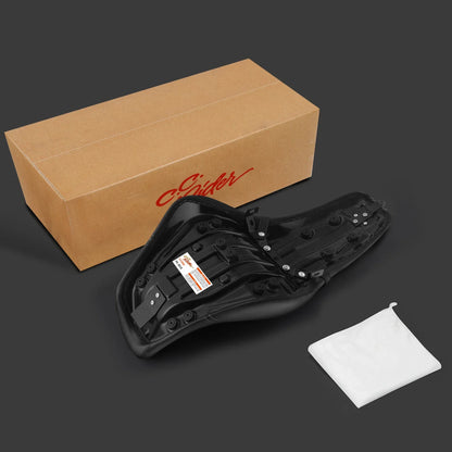 Driver Passenger Seat Black for Honda Shadow Spirit VT750C2 (2007 - 2015)