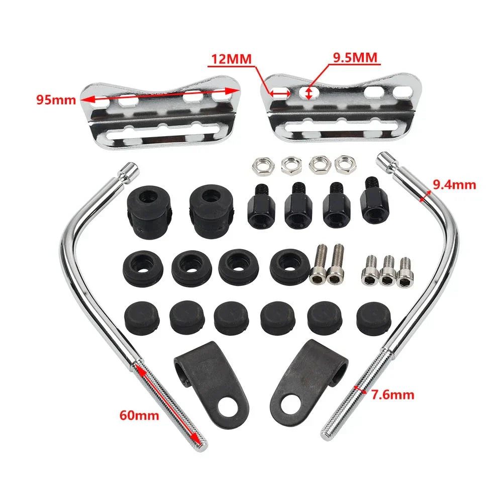 Universal Motorcycle Windshield Deflector for Various Models