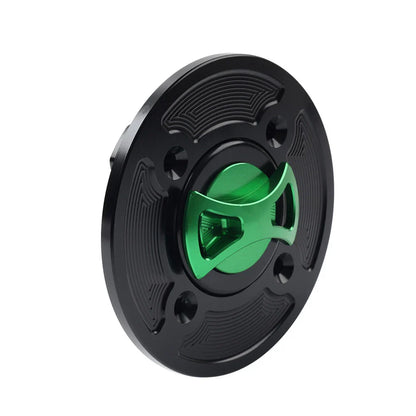 105mm Gas Fuel Tank Cap Cover CNC Green for DUCATI Panigale V4/S/R (2018-2021)