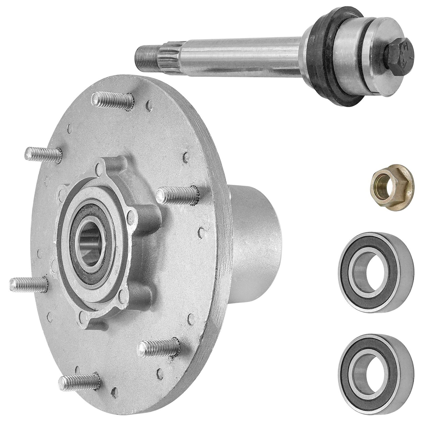 60" Deck Spindle and Shaft Replacement for Exmark LZE730GKA604 (2009–2009)