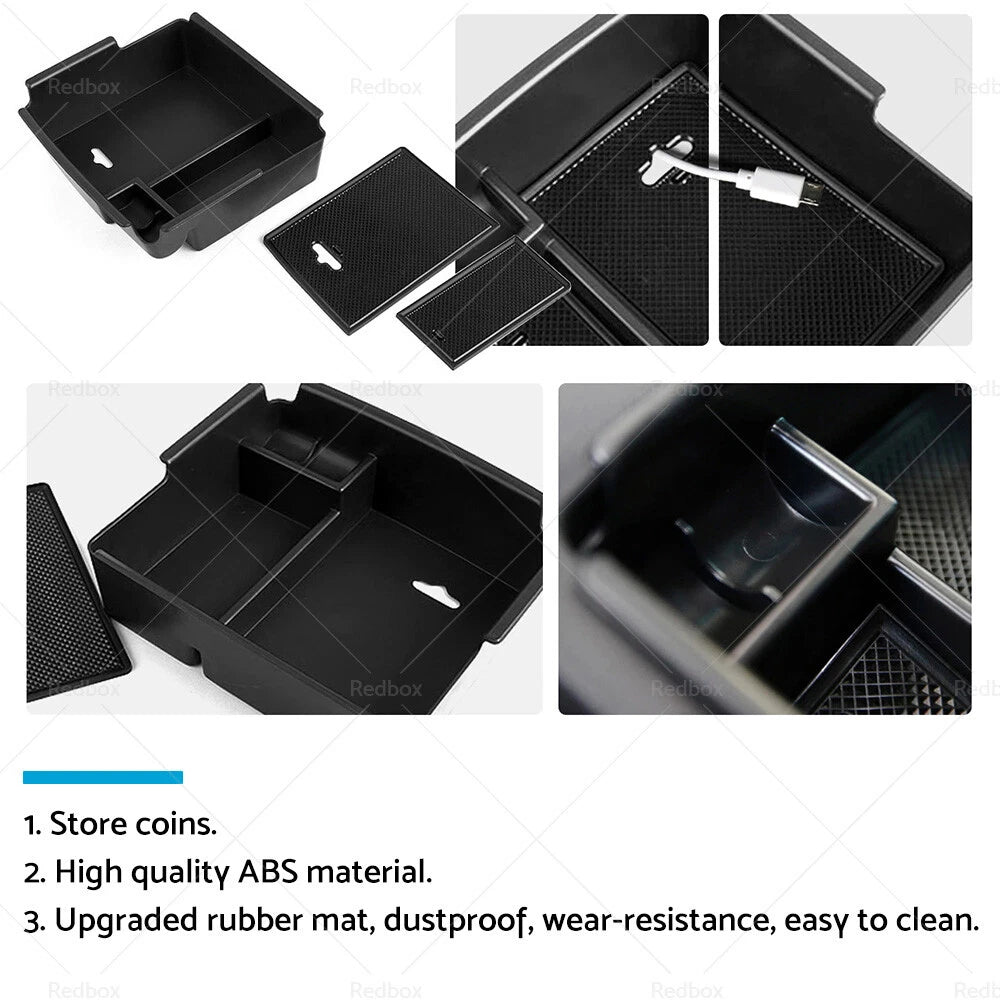 Center Console Armrest Storage Box Tray for SsangYong Musso (2019-2022)