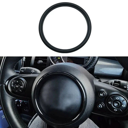 Black Steering Wheel Centre Ring Cover for MINI F54 F55 F56 F57 F60 (2016-2021)