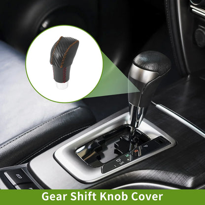 Car Gear Shift Knob Cover for Lexus RX350 2023-2024 Black Brown