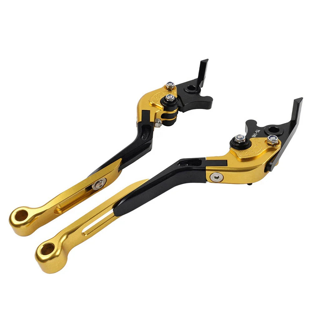 Extendable Brake Clutch Levers  Gold for BMW F650GS (2002-2007)