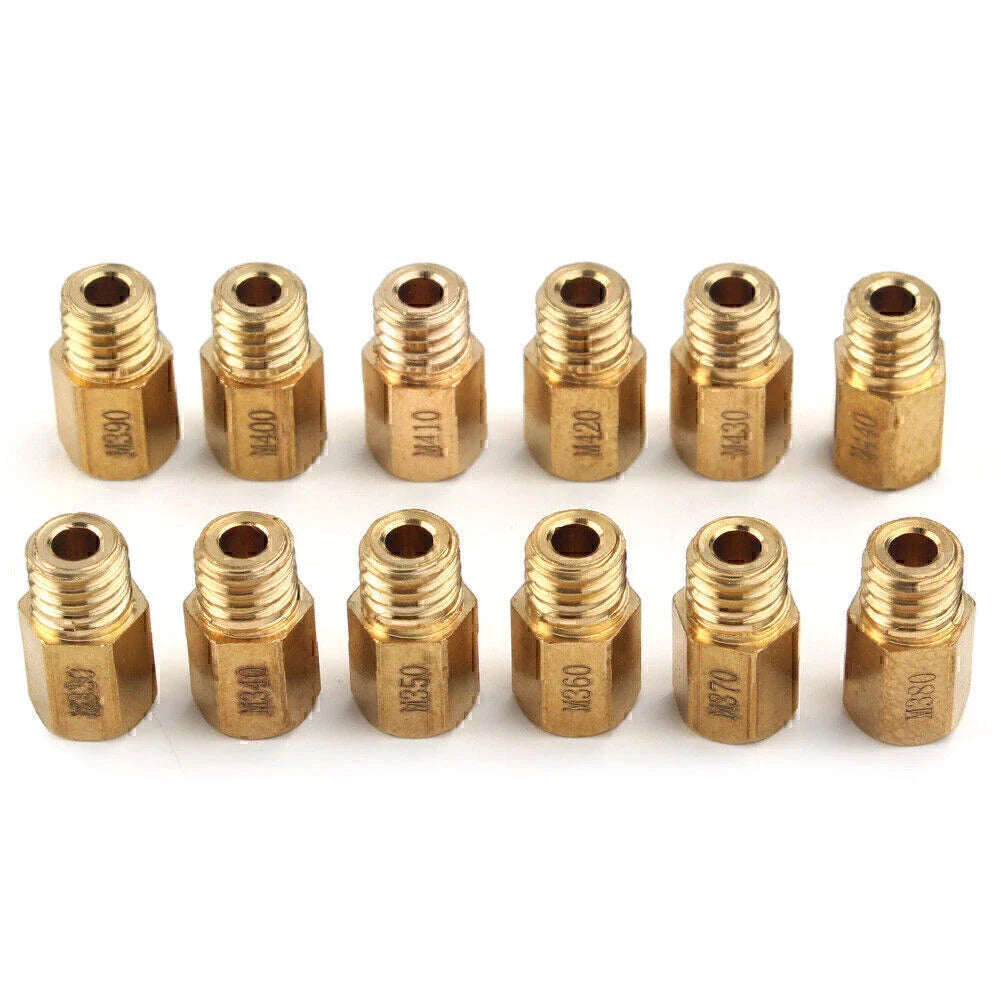 1 Carburetor Main Jets Kit Mikuni VM TM TMX #330 - #440 Motorcycle