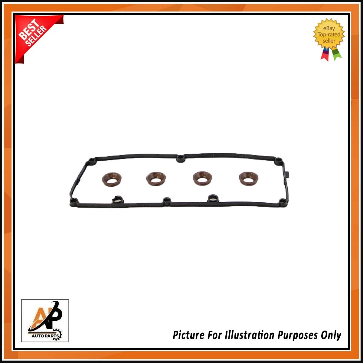 Cylinder Head Cover Gasket Set Replacement for Audi Seat Skoda VW 1.6TDI (2011–2018)