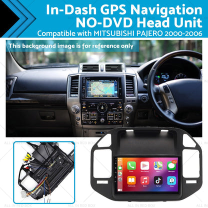 9" GPS for Mitsubishi Pajero 2000-2006 CarPlay Android 14 4+64G