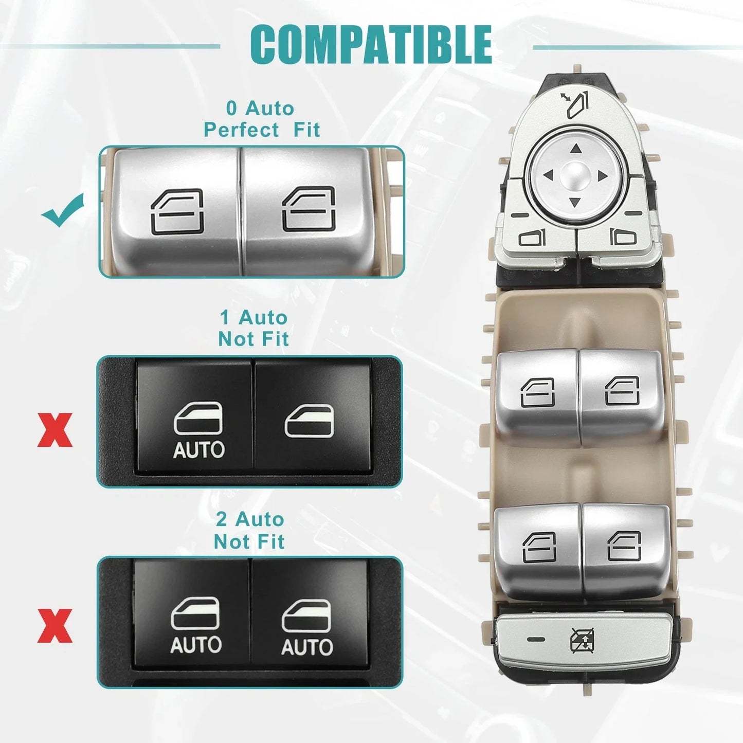 Power Window Switch for Mercedes-Benz GLC300 (2016-2018)
