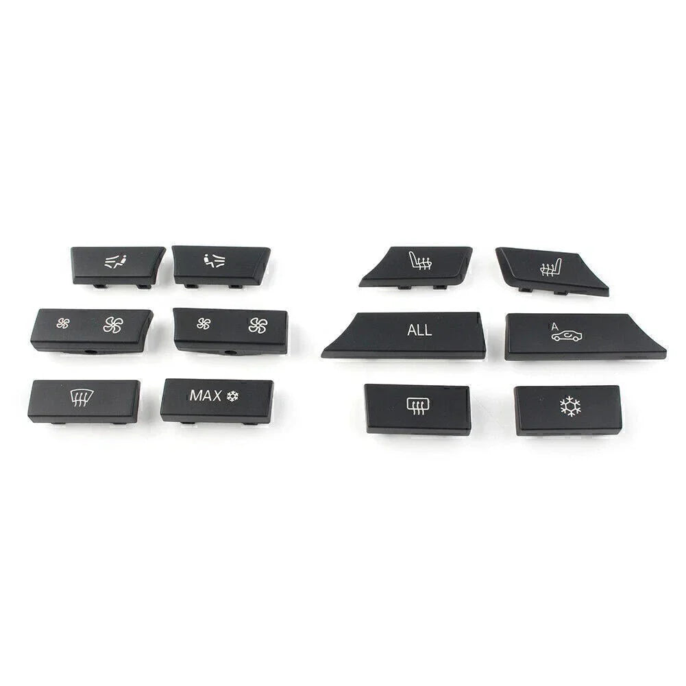 12 Button Key Caps for BMW 5 6 7 Series F01 F12 (2008-2017)