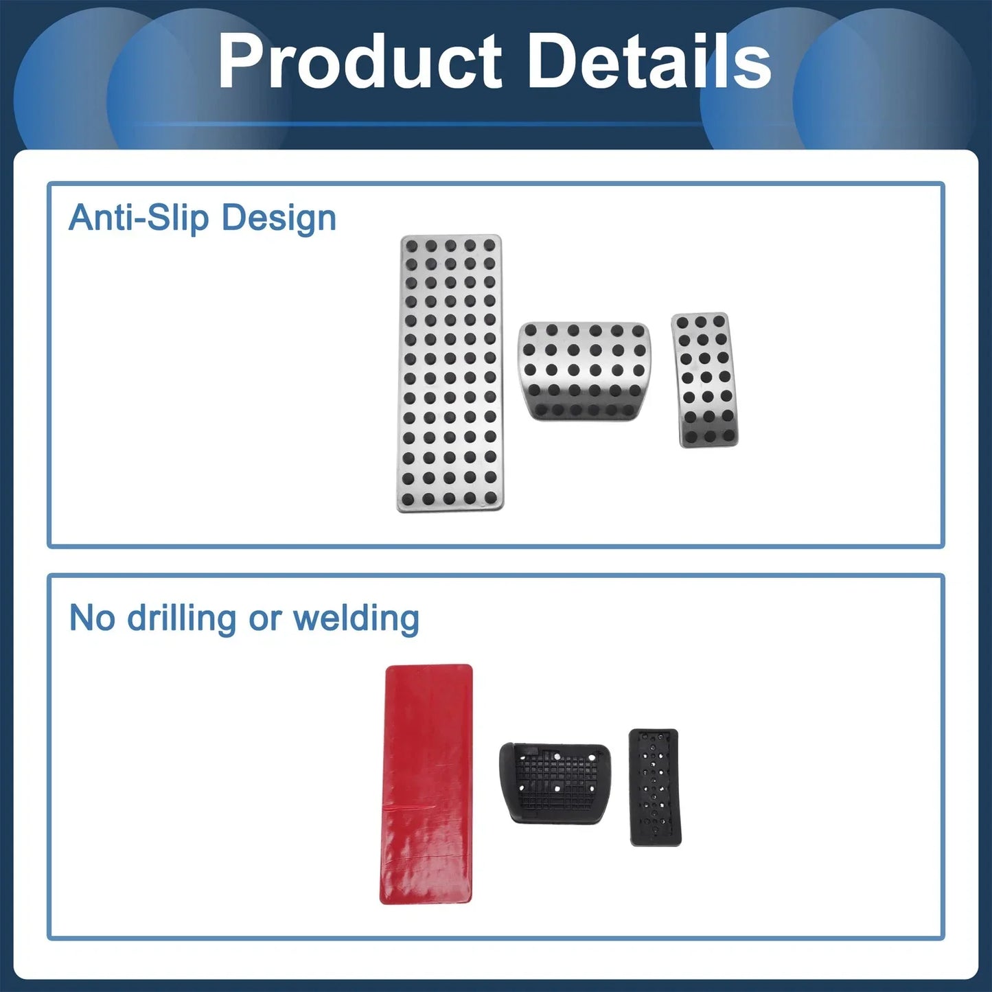 Foot Accelerator Pedal Covers for Mercedes Benz A-Class (2019-2020)