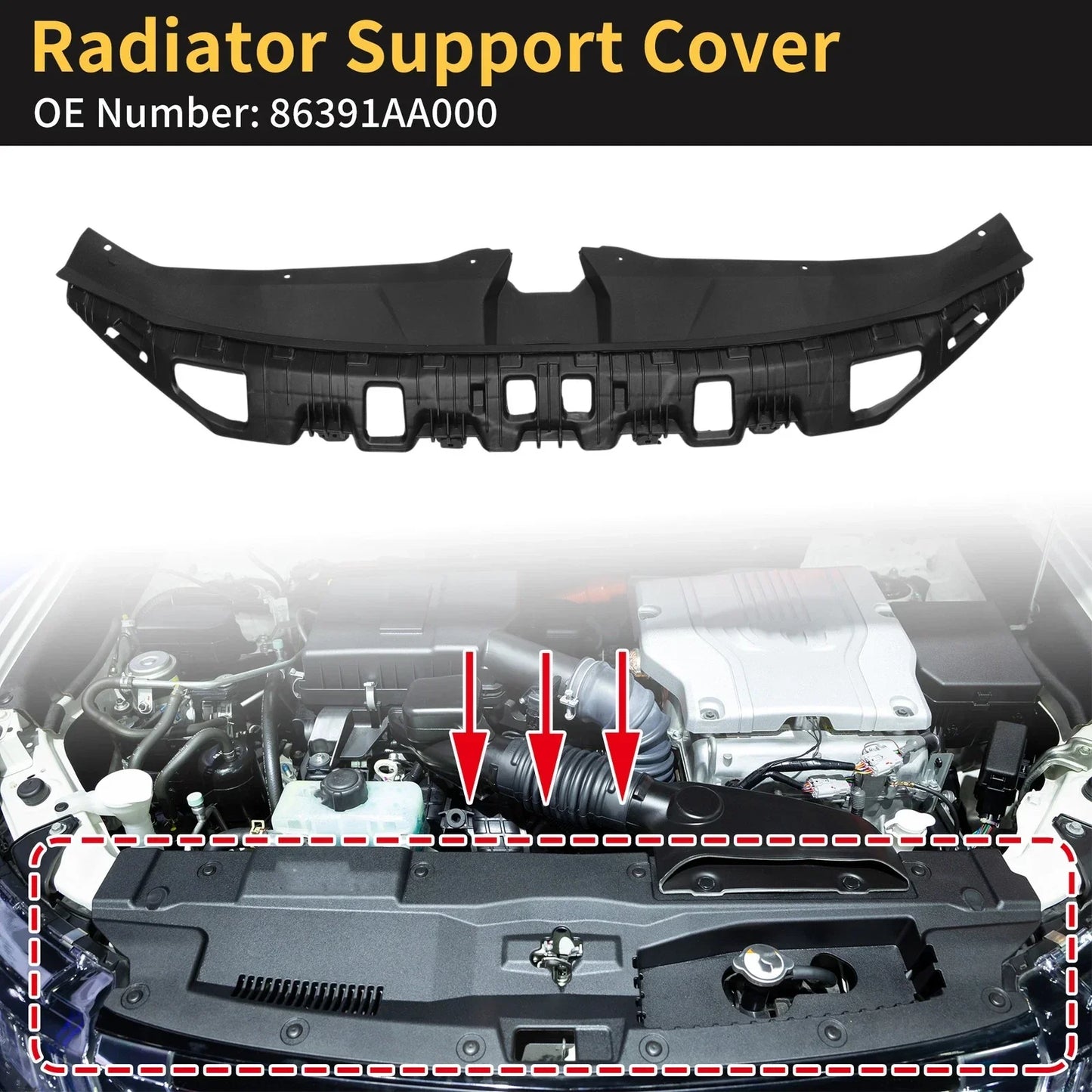 Radiator Support Cover for Hyundai Elantra 2021-2023 (21-23)