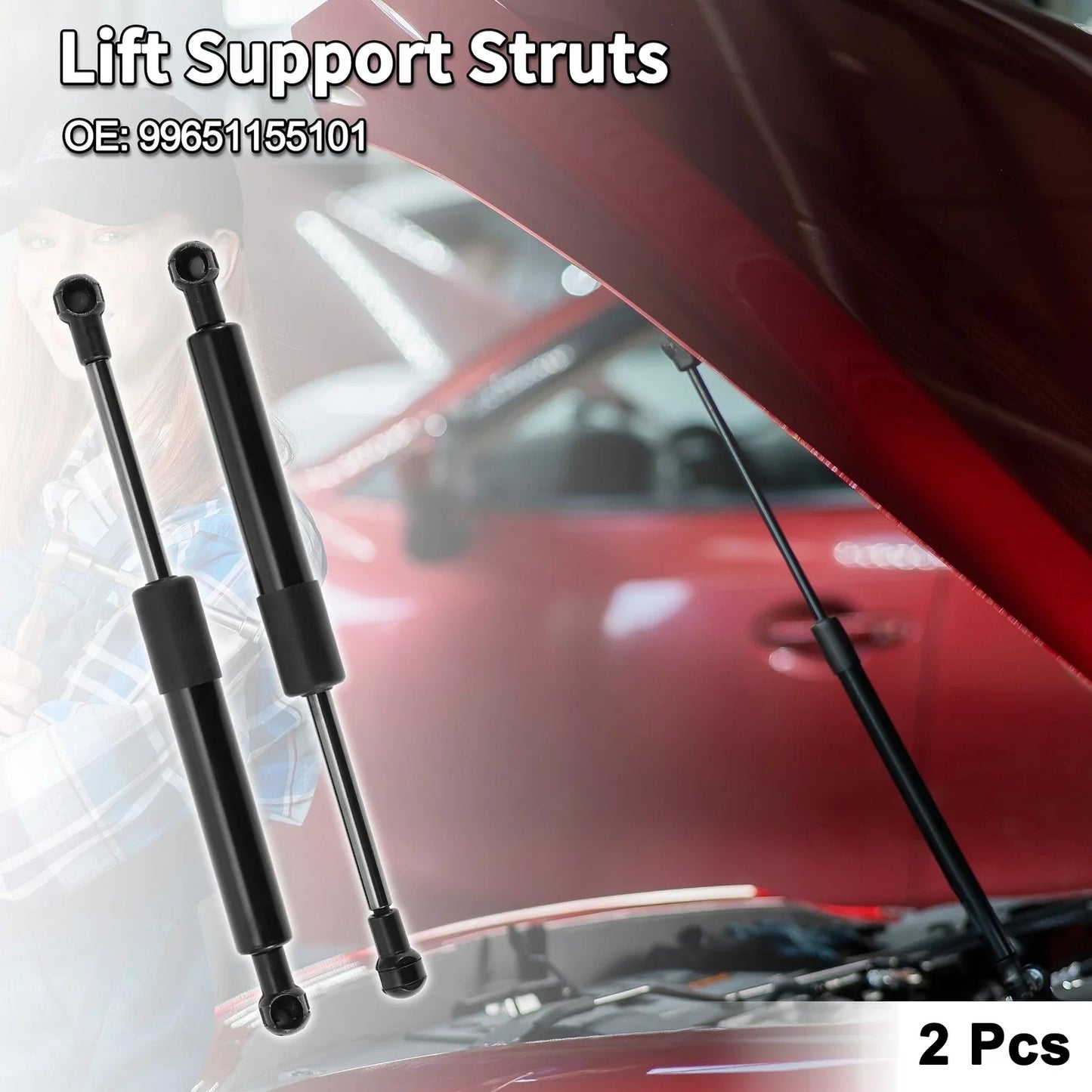 Hood Lift Supports Struts for Porsche 911 Boxster (1999-2004)