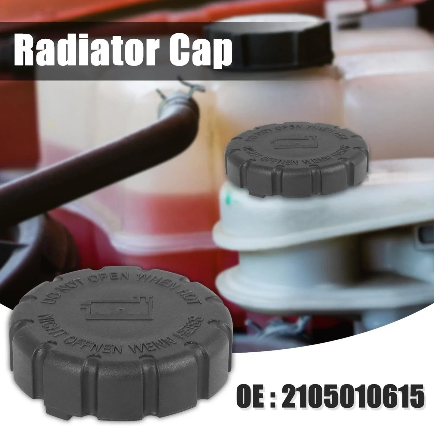 Radiator Cap Coolant Tank Expansion Cover for Mercedes-Benz 300SL (1990-1993)