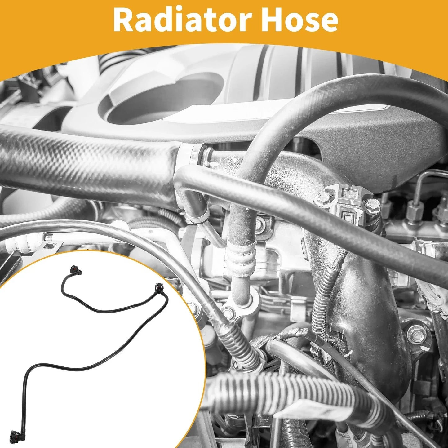Radiator Hose for Mercedes Benz A Class W176 2013-2018