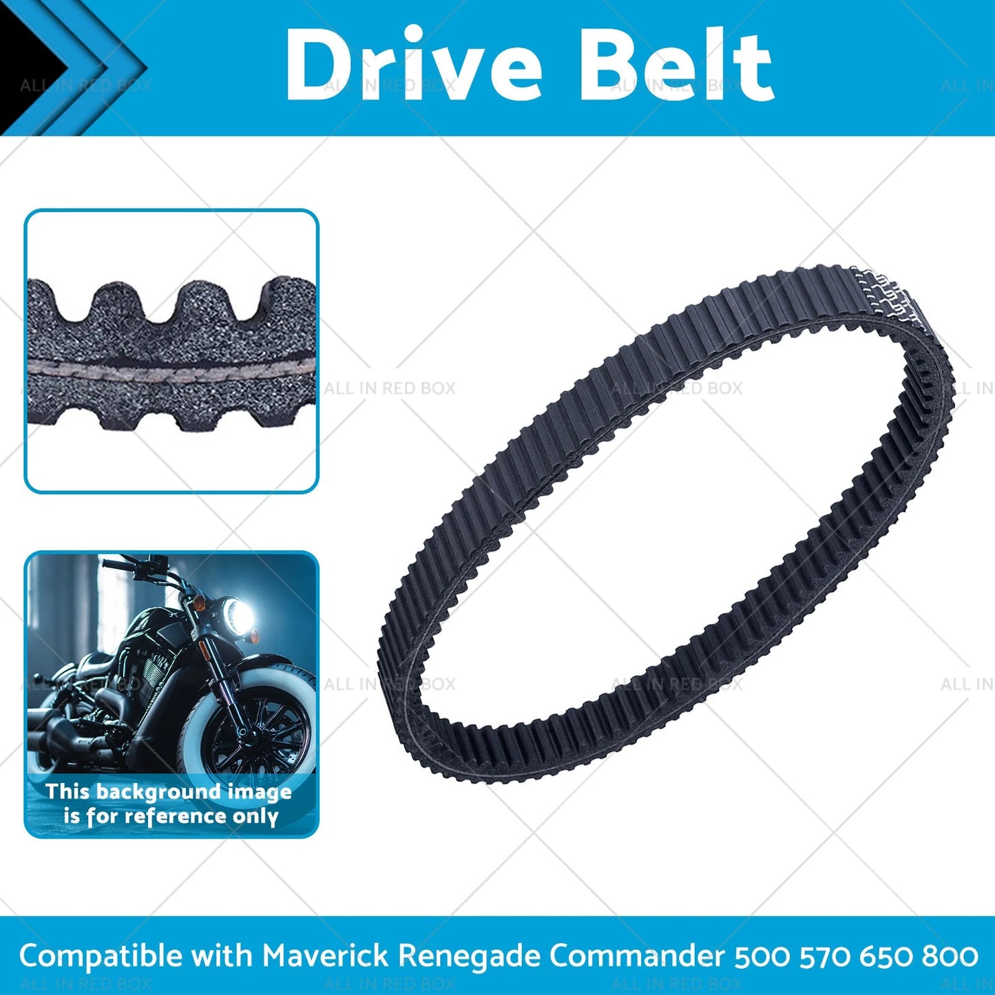 Drive Belt for Maverick Renegade Commander 500 570 650 800 (2013-2023)