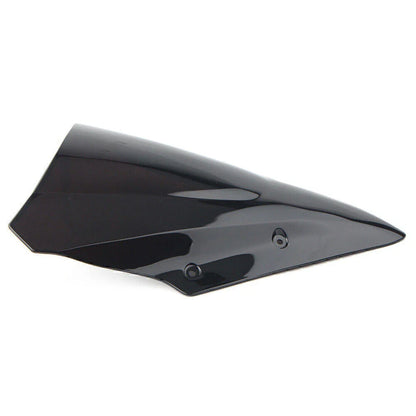 Black Dual Bubble Windscreen for Kawasaki Ninja 650 EX650 ER6F (2017-2019)