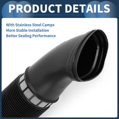 Air Intake Hose for Mercedes Benz E320 3.2L 2003-2005 (A1120943782) Black