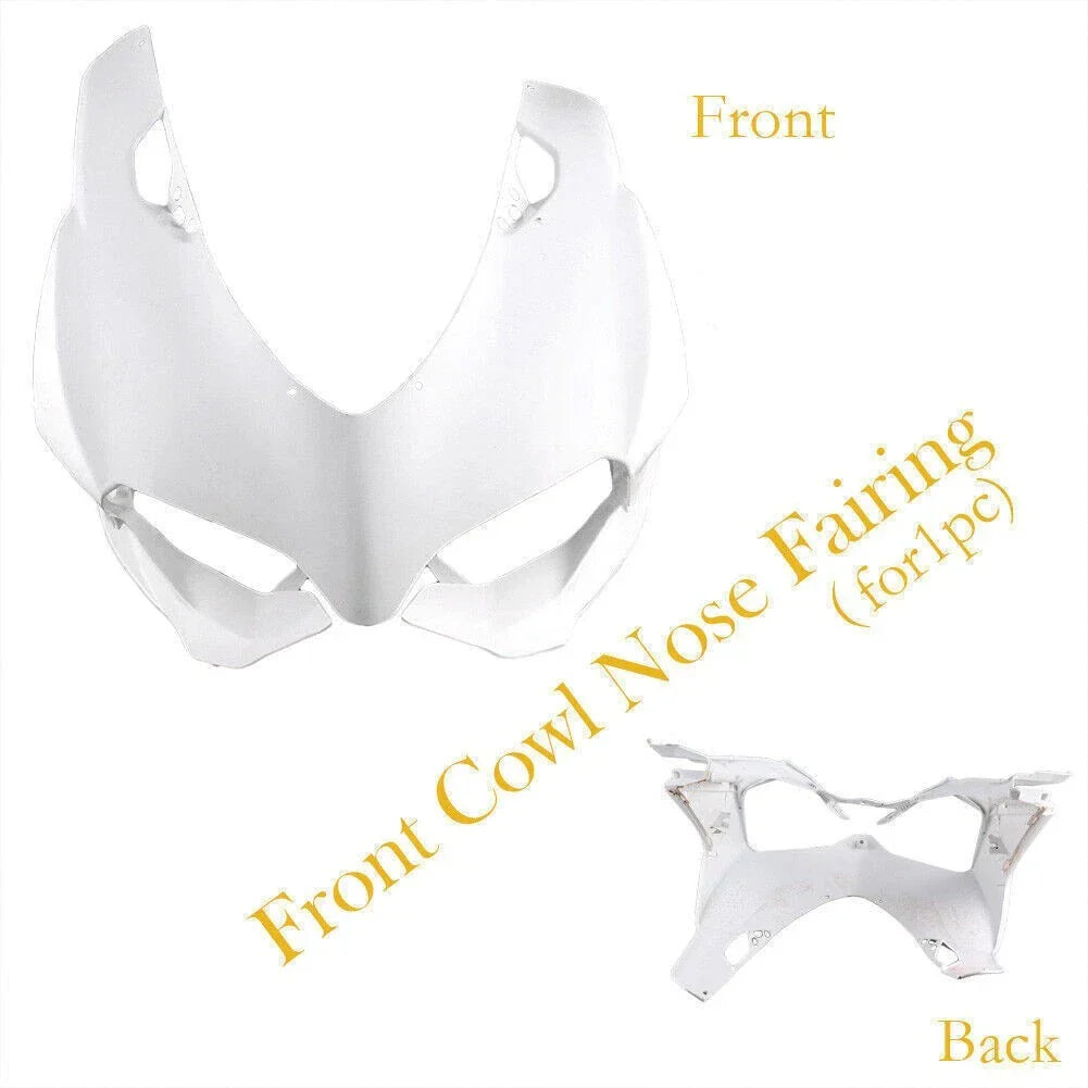 Unpainted White Upper Front Nose Fairing Cowl for Ducati 1199 (2012)
