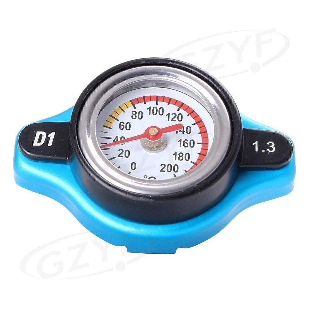 3BAR Racing Thermostatic Radiator Cap Cover for Car - Blue