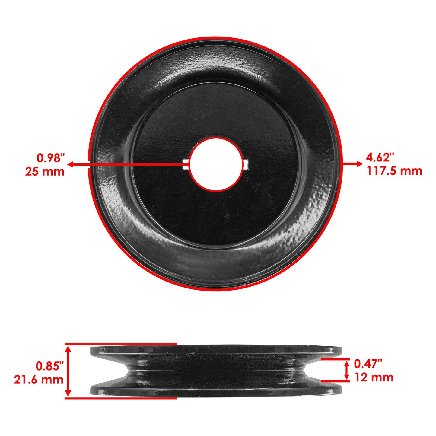 48 Inch Deck Spindle Pulley Replacement for Snapper SPX2548 (2010–2019)