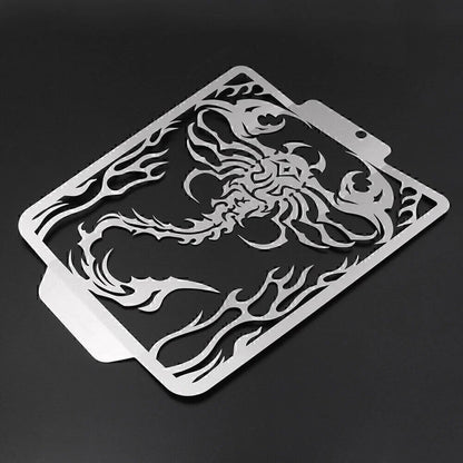 Skull Flames Radiator Grille Cover for Suzuki Boulevard M109R (2006-2025)
