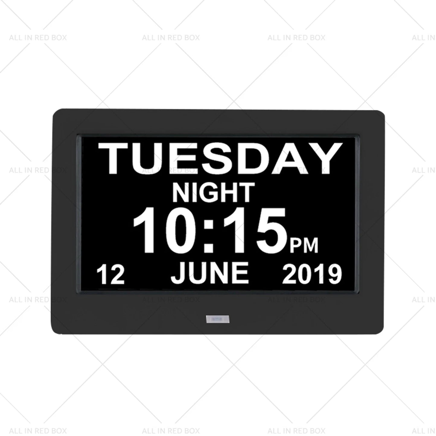 7" LED Digital Day Clock Calendar for Wall - Dementia Date Week Month Year