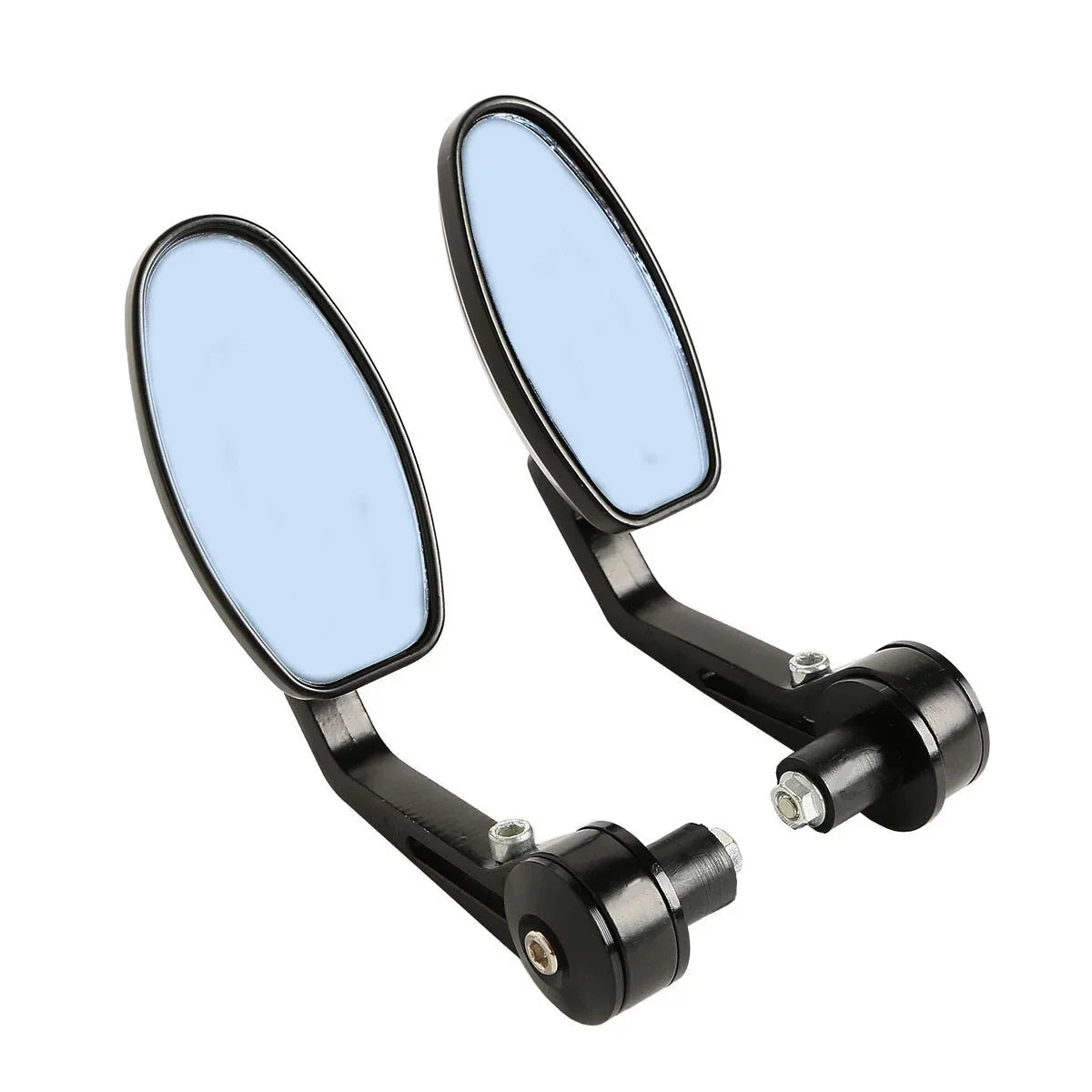 22mm 7/8" Motorcycle Bar End Rearview Mirrors for Harley Honda