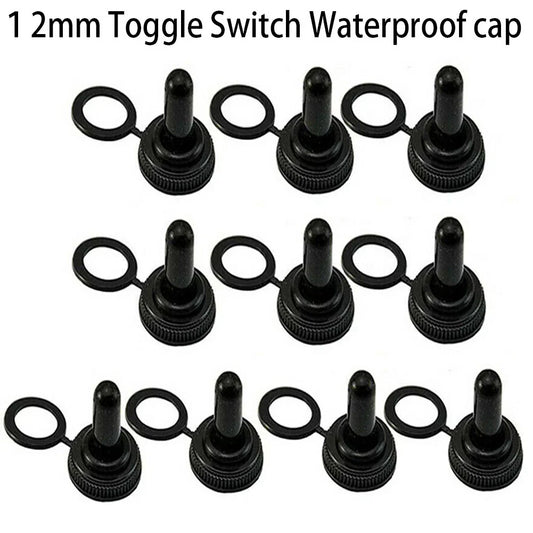 10x Toggle Switch Cover 12mm Rubber Thread Accessories
