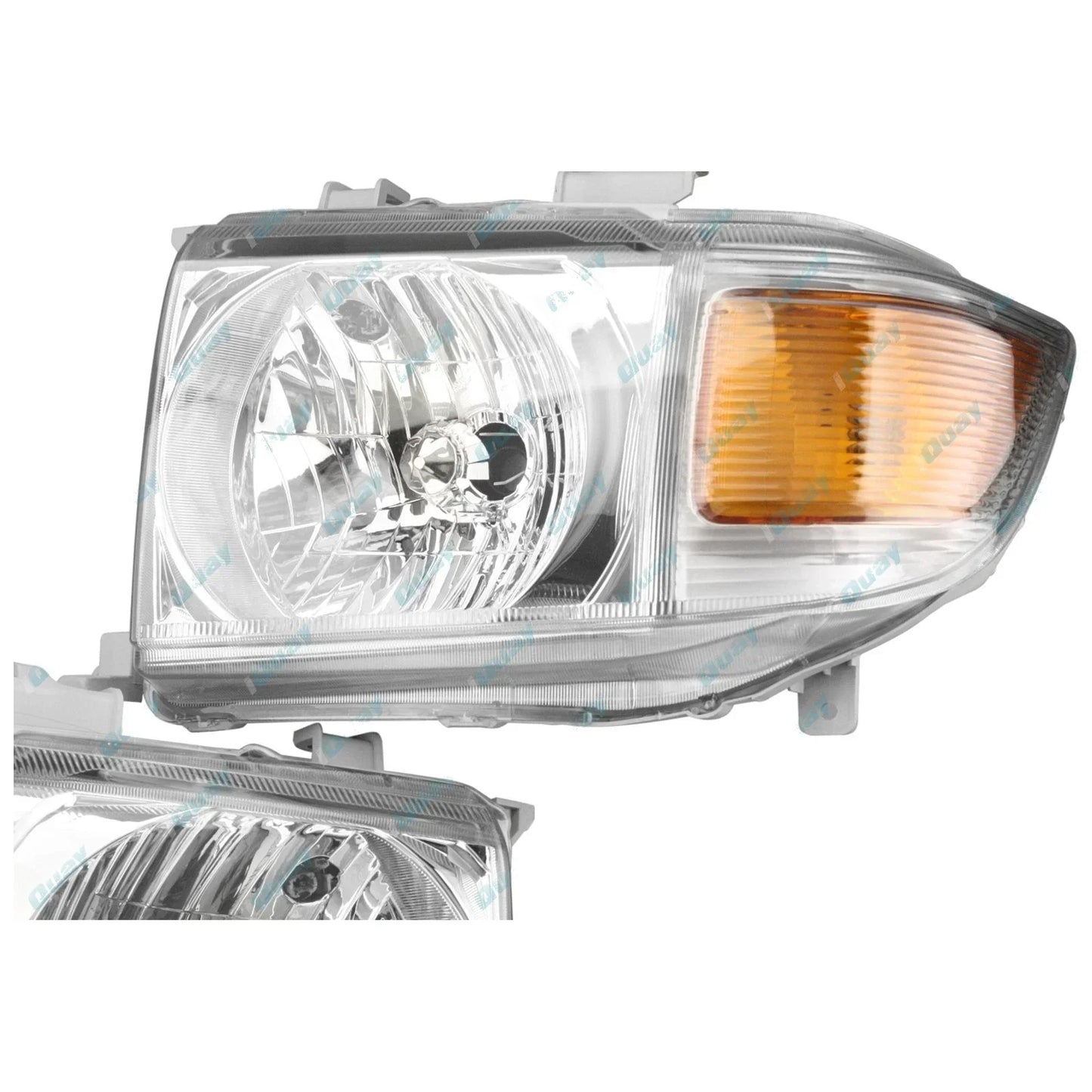 LH+RH Replacement Headlights Pair for Toyota Landcruiser 70 2007-On Left Right