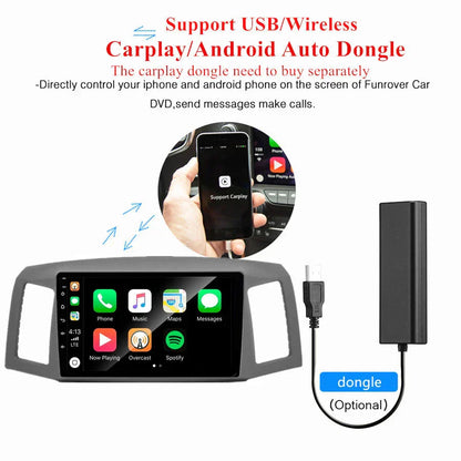 10.1" Android 11.0 Radio Stereo GPS for Jeep Grand Cherokee (2004-2007)
