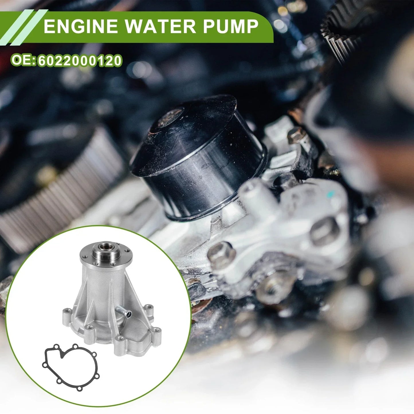 Water Pump for Mercedes-Benz E-Class (2003-2009)