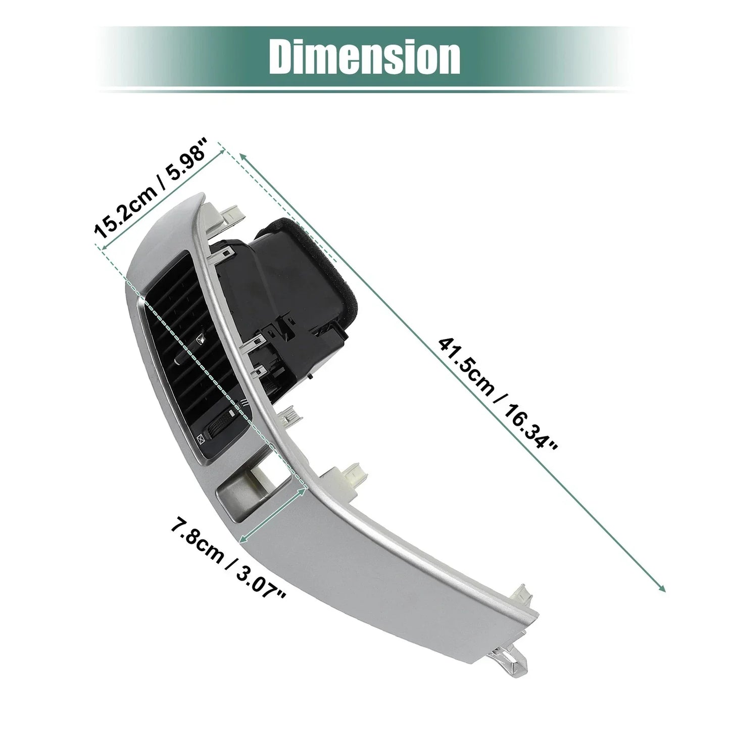 A/C Air Vent Outlet Panel Assembly for Toyota Land Cruiser Prado (2009-2023)