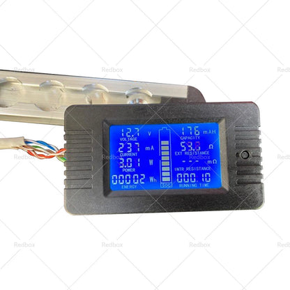 50-300A LCD Display 200V DC Battery Monitor Meter for RV System