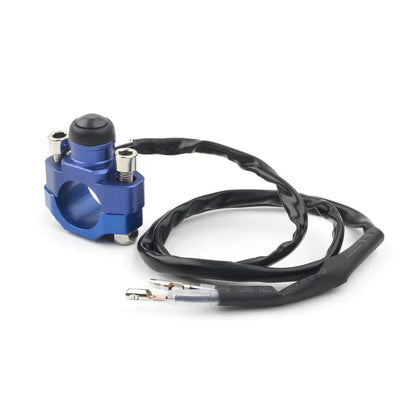 Rotating Bar Clamp Start Stop Kill Switch Button for Universal 7/8" Handlebar