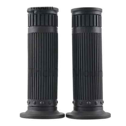 7/8" Rubber Handlebar Grips for Universal Motorbike - Black