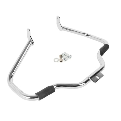 Mustache Engine Guard Crash Bar Footpegs for Harley Softail (2000-2017)