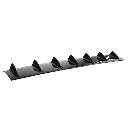 Universal Rear Bumper Shark Fin Wing Lip Diffuser 33"L for Car Black