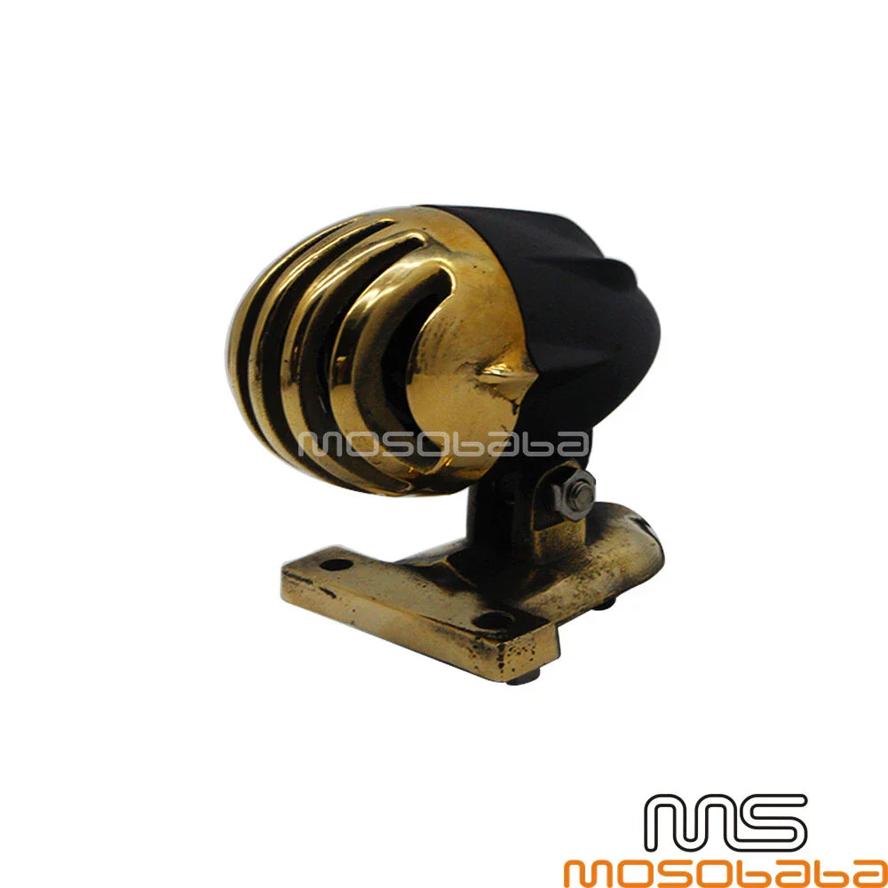 Brass Grill Tail Light for Harley Chopper Softail FXST