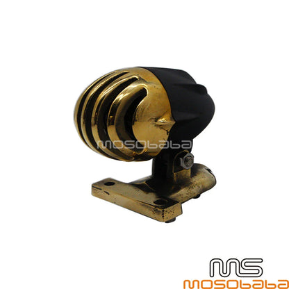 Brass Grill Tail Light for Harley Chopper Softail FXST