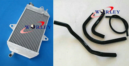 Aluminum Radiator + White Hose for Yamaha Banshee 350 (1987-2007)