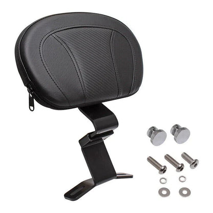Leather Motorcycle Front Driver Backrest Pad for Harley Touring Road King (2009-2023)