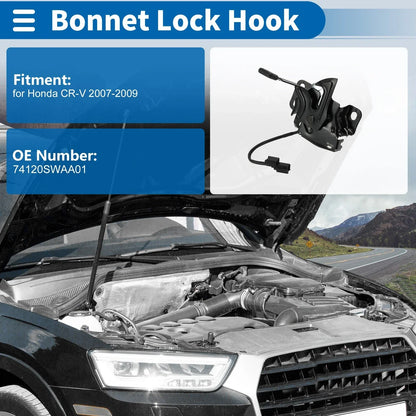 Hood Latch Assembly for Honda CR-V (2007-2009) - 1 x Quality Replacement