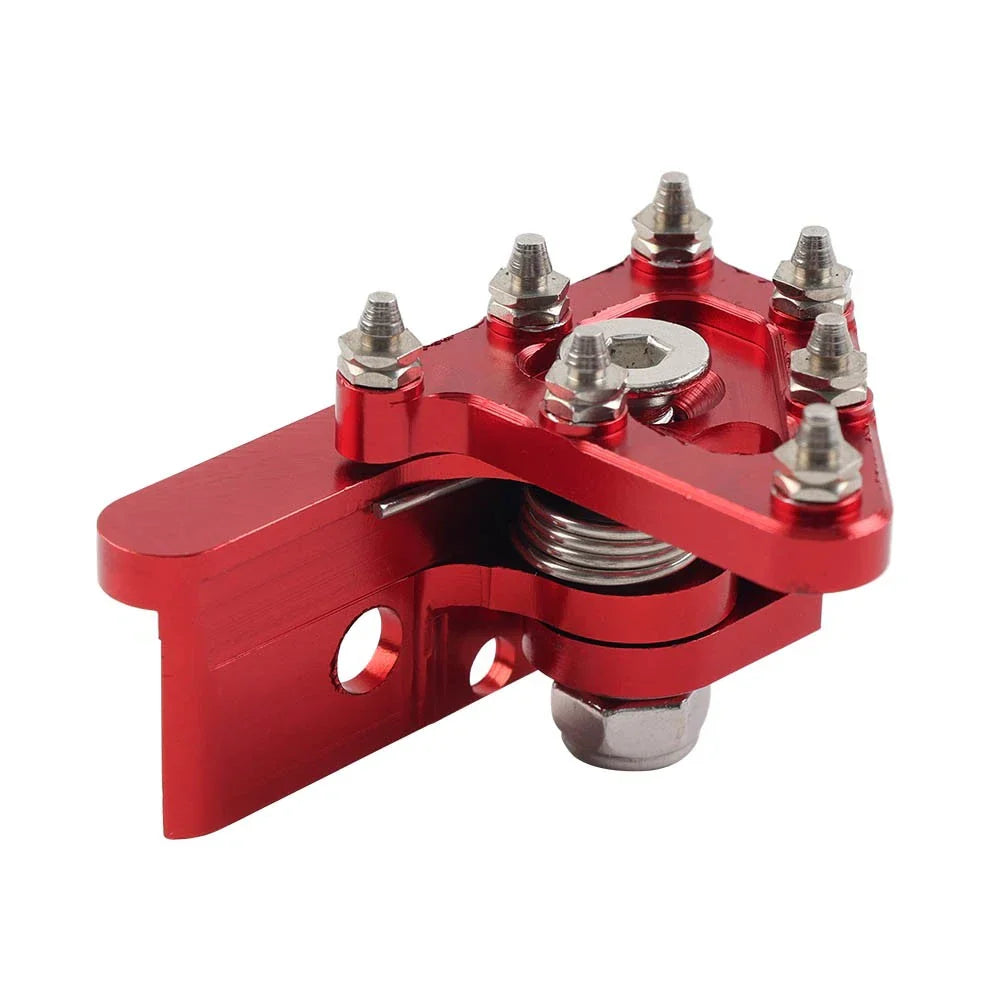 CNC Foot Brake Pedal Lever Step Plate for Universal DRZ CRF SMR SMC SXC SX Red