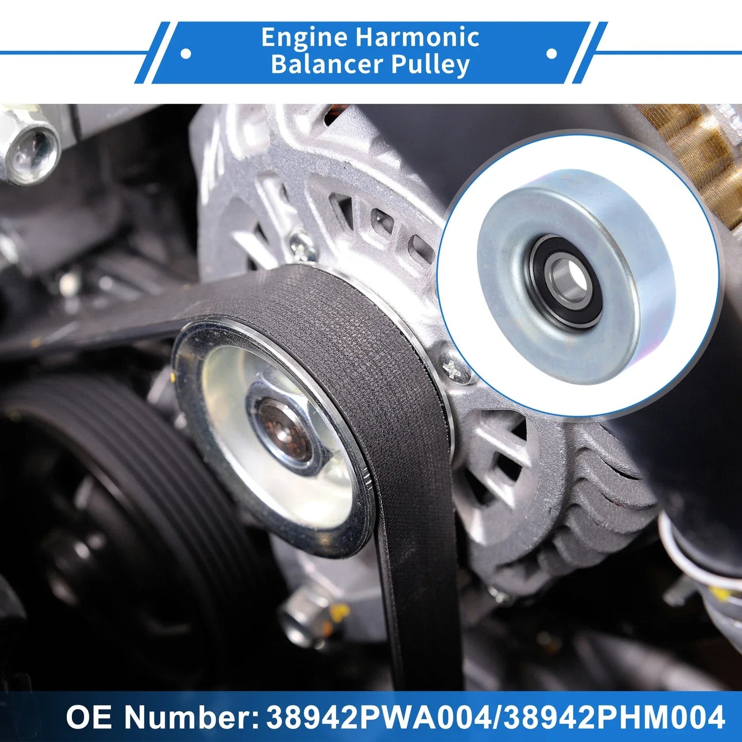 Drive Belt Idler Pulley for Honda Fit (2007-2008) - 1 x Quality Replacement Part